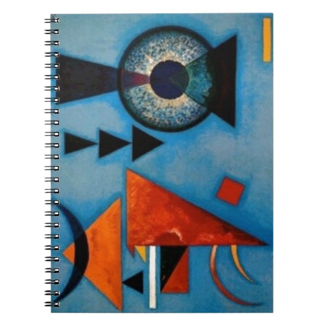 Kandinsky Soft Hard Abstract Spiral Notebook (Front)