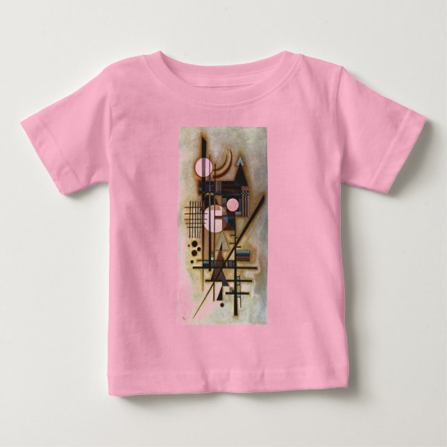 Kandinsky Softened Construction Baby T-Shirt (Front)