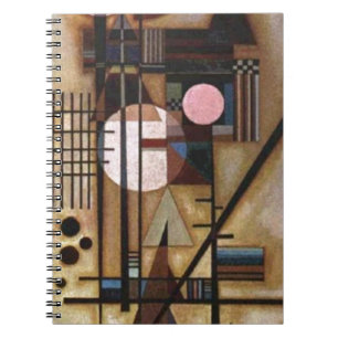 Kandinsky Softened Construction Spiral Notebook