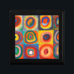 Kandinsky Squares Concentric Circles Gift Box<br><div class="desc">Squares with Concentric Circles Canvas Painting by Wassily Kandinsky</div>
