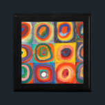 Kandinsky Squares Concentric Circles Gift Box<br><div class="desc">Squares with Concentric Circles Canvas Painting by Wassily Kandinsky</div>