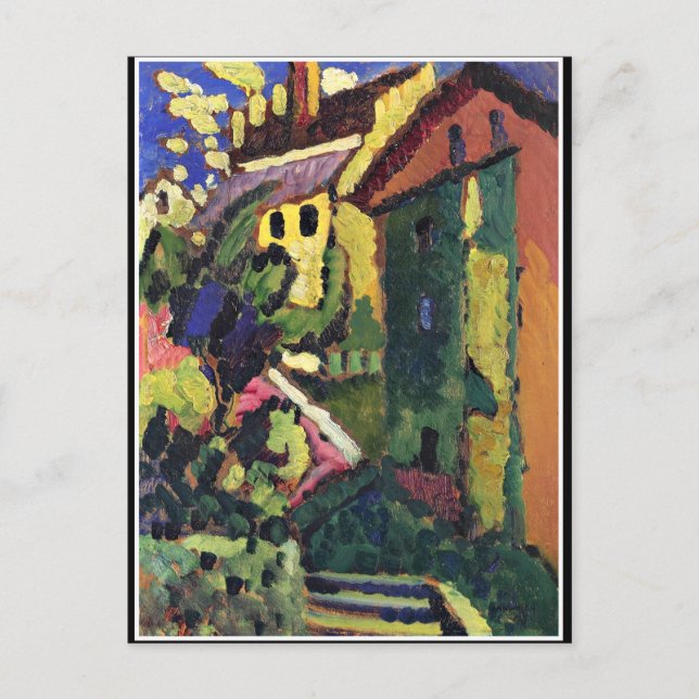 Kandinsky - Steps to the Castle Postcard (Front)