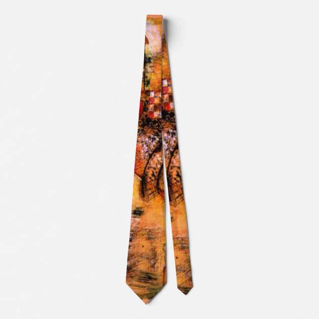 Kandinsky - Strong, abstract art Tie (Front)