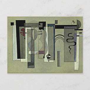 Kandinsky - Surrfaces Meeting, abstract art Postcard