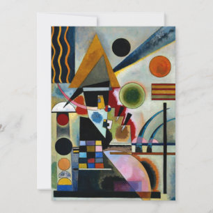 Kandinsky - Swinging, colourful artwork Card