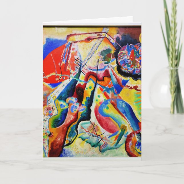 Kandinsky - Tableau a la Tache Rouge Card (Front)