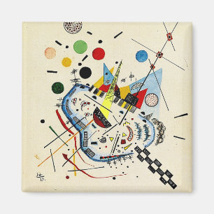 Kandinsky - The Sea and the Sun, popular painting Magnet