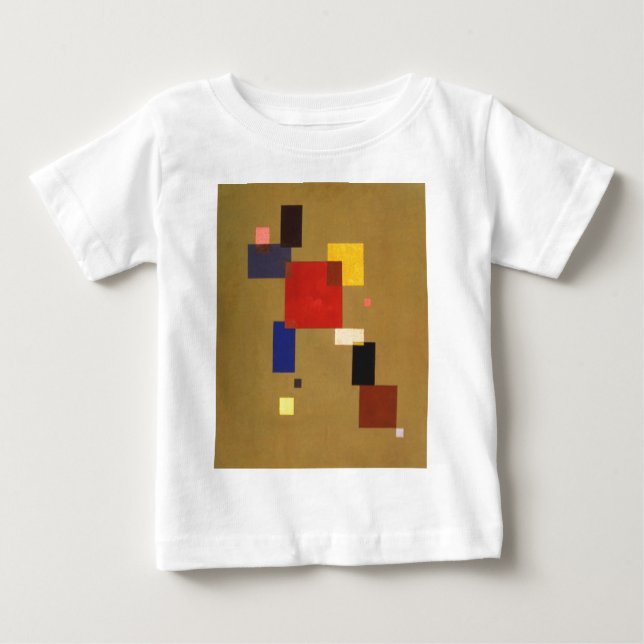 Kandinsky Thirteen Rectangles Abstract Painting Baby T-Shirt (Front)