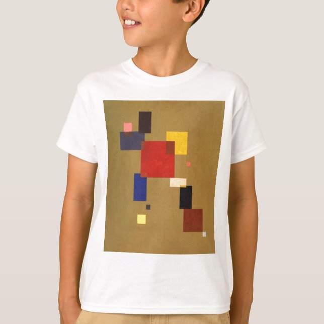 Kandinsky Thirteen Rectangles Abstract Painting T-Shirt (Front)