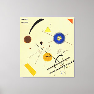 KANDINSKY - THREE FREE CIRCLES - 1923 - Bauhaus - Canvas Print