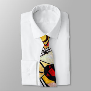 Kandinsky - Throughgoing Line,  colourful  Tie