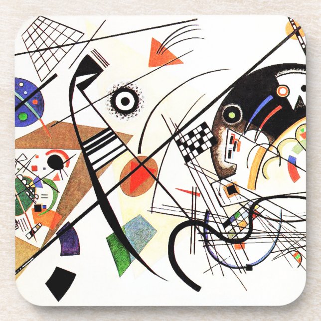 Kandinsky Transverse Line Coaster (Front)