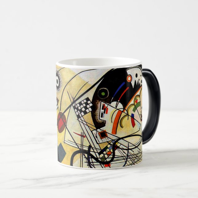 Kandinsky - Transverse Line Magic Mug (Front Right)
