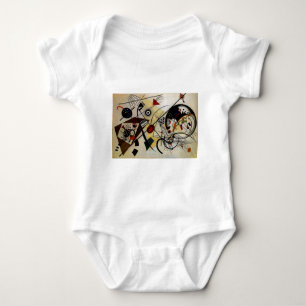 Kandinsky Transverse Unbroken Line Baby Bodysuit
