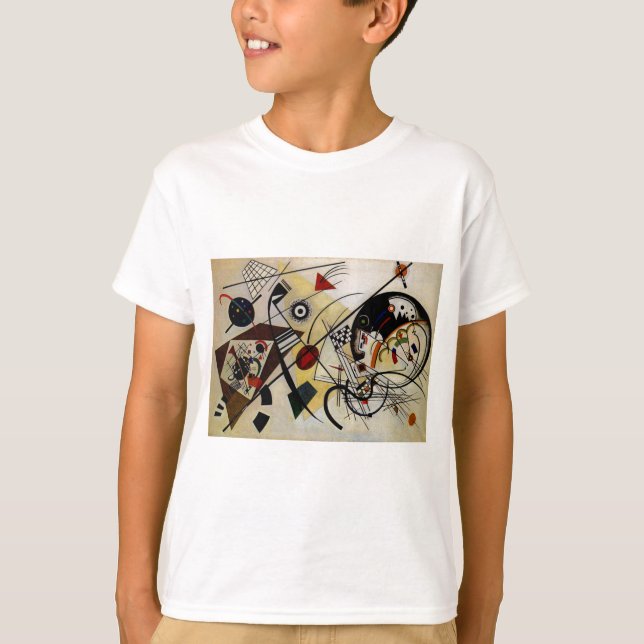 Kandinsky Transverse Unbroken Line T-Shirt (Front)