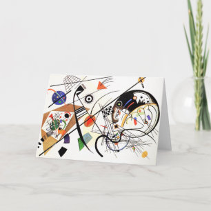 Kandinsky Tranverse Line Greeting Card