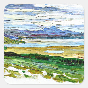 Kandinsky - Tunis, The Bay Square Sticker