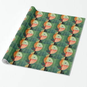 Kandinsky Upward Abstract Painting Wrapping Paper