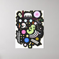 KANDINSKY - VARIEGATED BLACK (Noir bigarré) - 1935