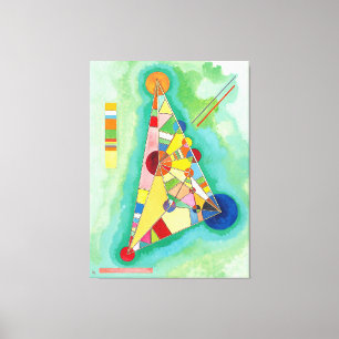 KANDINSKY - VARIEGATION IN THE TRIANGLE - 1927 -  CANVAS PRINT