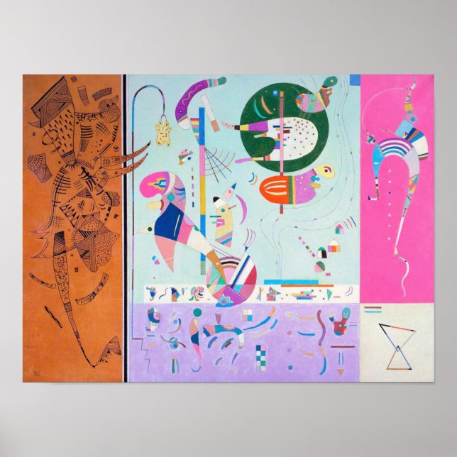 Kandinsky Various Parts Poster (Front)