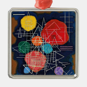 Kandinsky - Veiled Glow Metal Tree Decoration