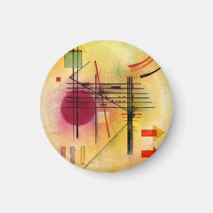 Kandinsky - Vibrant, popular abstract painting Magnet