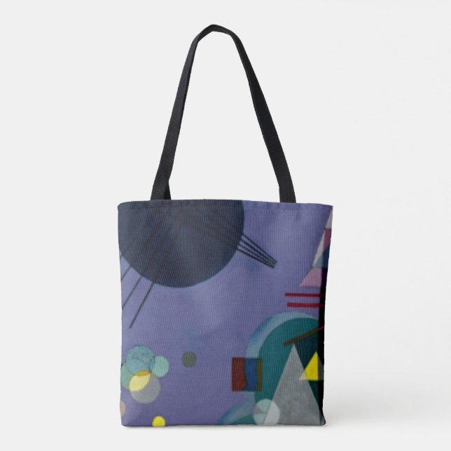 Kandinsky - Violet-Green Tote Bag (Back)