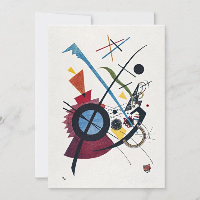 Kandinsky - Violet, Invitation (Front)