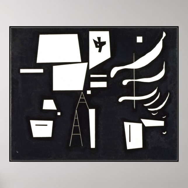 Kandinsky, White-Soft and Hard Poster (Front)