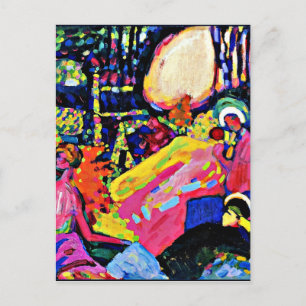 Kandinsky - White Sound, famous painting,  Postcard