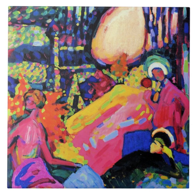 Kandinsky - White Sound Tile (Front)