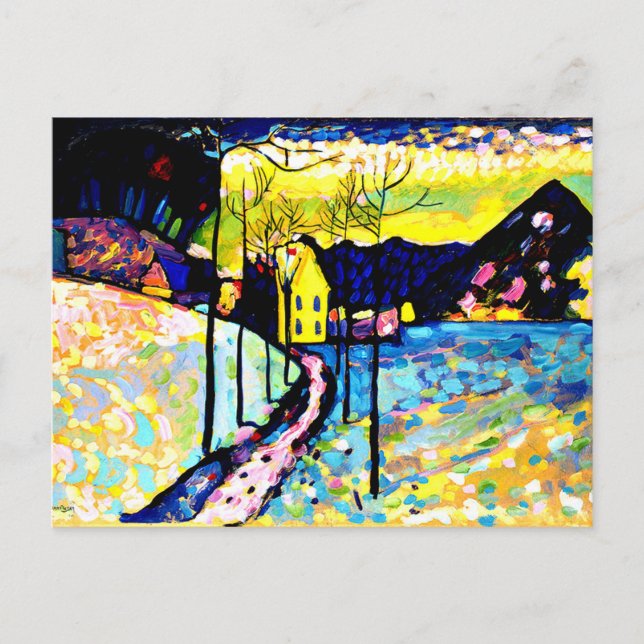 Kandinsky - Winter Landscape Postcard (Front)
