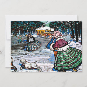 Kandinsky - Winter (Skaters) Card