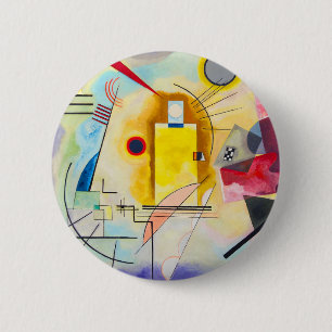 Kandinsky Yellow-Red-Blue 6 Cm Round Badge