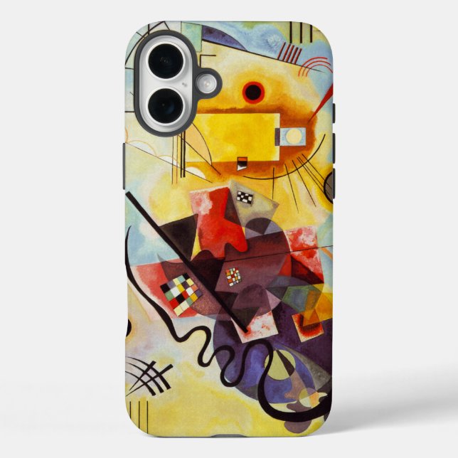 Kandinsky Yellow Red Blue Case-Mate iPhone Case (Back)