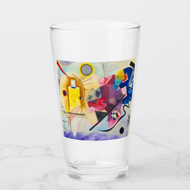 Kandinsky Yellow-Red-Blue Glass (Front)