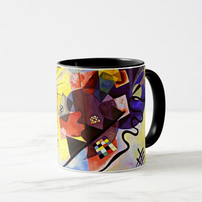 Kandinsky - Yellow-Red-Blue Mug (Front Right)