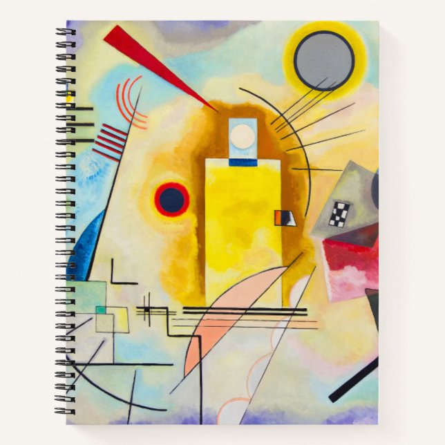 Kandinsky Yellow-Red-Blue Notebook (Front)