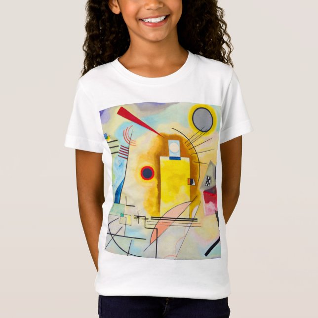 Kandinsky Yellow-Red-Blue T-Shirt (Front)