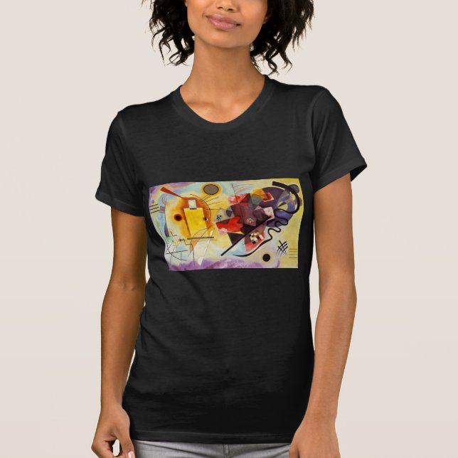 Kandinsky Yellow Red Blue T-Shirt (Front)