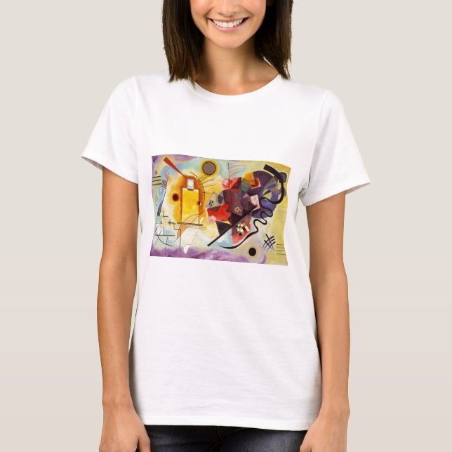 Kandinsky Yellow Red Blue T-Shirt (Front)