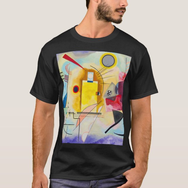Kandinsky Yellow-Red-Blue T-Shirt (Front)