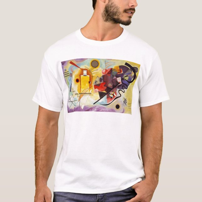 Kandinsky Yellow Red Blue T-Shirt (Front)