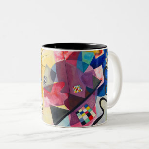 Kandinsky Yellow-Red-Blue Two-Tone Coffee Mug