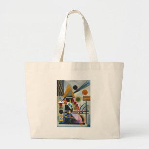 Kandinsky's Abstract Painting Swinging Large Tote Bag