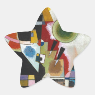 Kandinsky's Abstract Painting Swinging Star Sticker