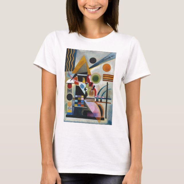 Kandinsky's Abstract Painting Swinging T-Shirt (Front)