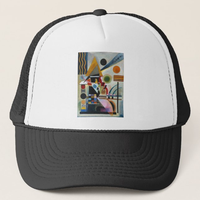 Kandinsky's Abstract Painting Swinging Trucker Hat (Front)