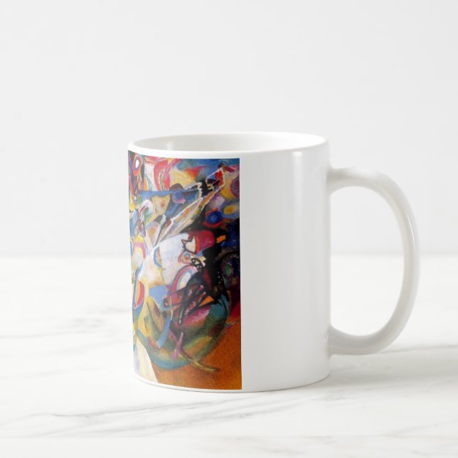 Kandinsky's Composition VII Coffee Mug (Right)